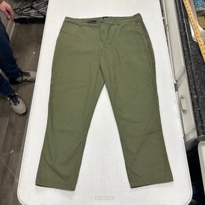 GAP Relaxed Girlfriend Chinos Olive Green Cargo Pants Womens Size 16